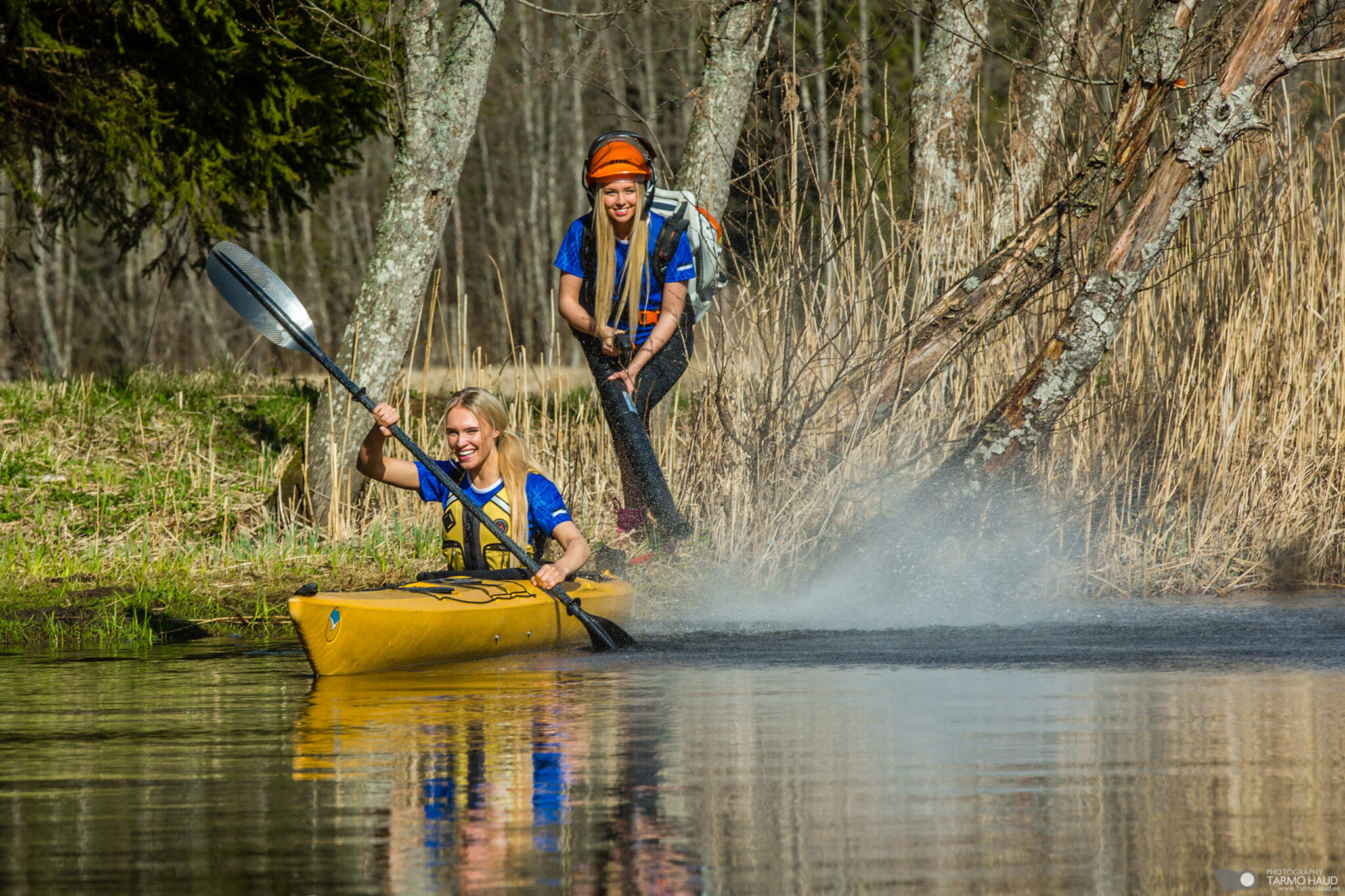 Adventure sports photoshoot